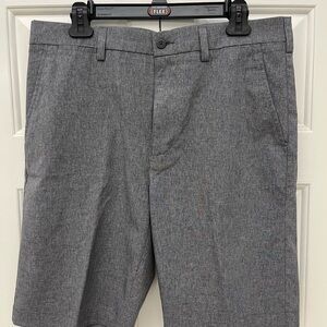 PGA Tour Men's Gray Flat-Front Golf Shorts